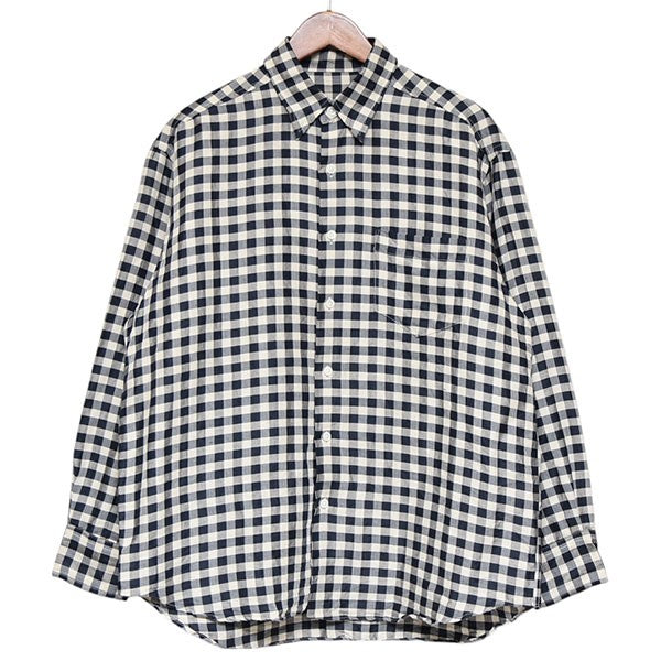ANSNAM I am dork ギンガムチェックシャツ 古着・中古-1枚目のアイテム画像