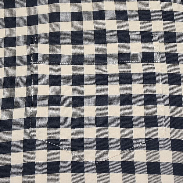 ANSNAM ビスコース プレーンシャツ 02 チェック アンスナム ANSNAM ビスコース プレーンシャツ 02 チェック アンスナム