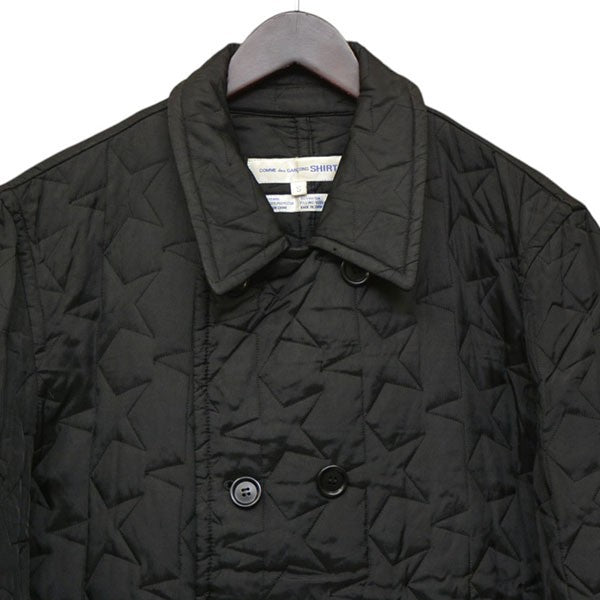 COMME des GARCONS SHIRT 2002AW 星型キルティングPコート W10205 古着・中古-3枚目のアイテム画像