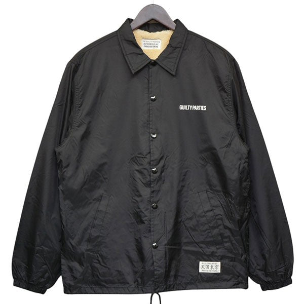 WACKOMARIA ナイロンボアコーチジャケット WACKO MARIA(ワコマリア) ナイロンボアコーチジャケット ブラック