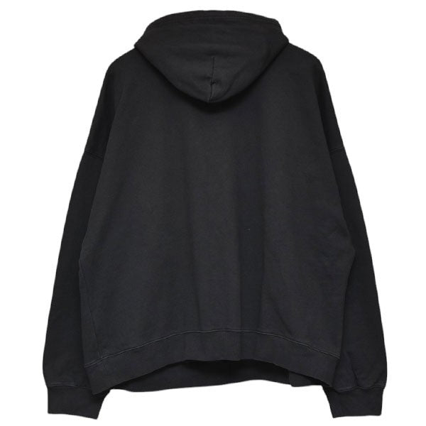 BALENCIAGA ブラック フード付きパーカー Balenciaga ロゴ パーカー | ブラック | FARFETCH JP