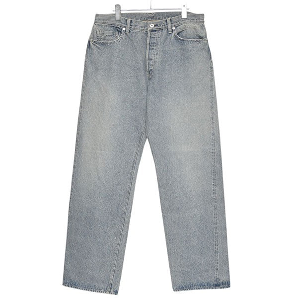 2025SS　Cotton Silk SELVAGE DENIM PANTS (VINTAGE FINISH)　コットンシルクデニムパンツ　ents-DPT01
