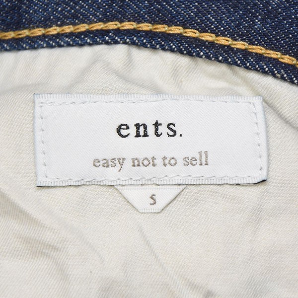 ents． 2024AW Cotton Silk Denim Pants コットンシルクデニムパンツ ents-DPT01 古着・中古-7枚目のアイテム画像
