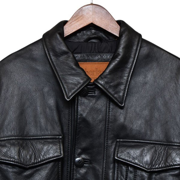 Timberland 黒 レザージャケット Mサイズ Timberland(ティンバーランド) 2000年代 Vintage レザー