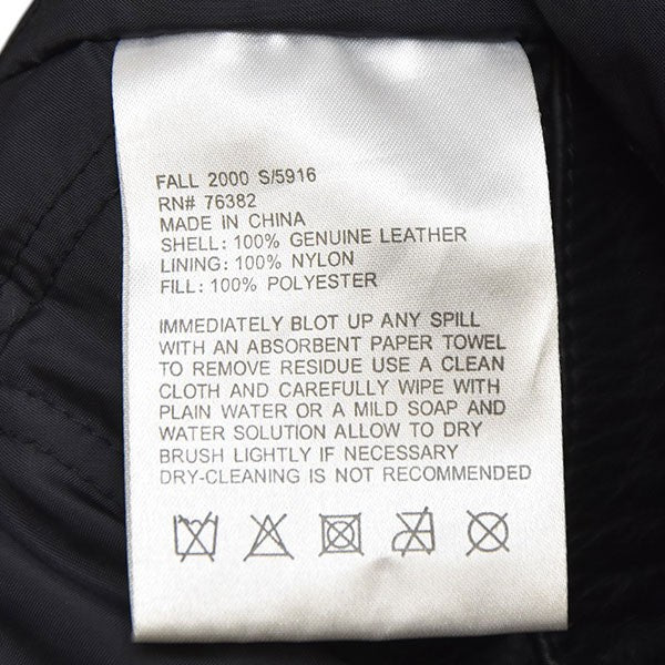 Timberland 黒 レザージャケット Mサイズ Timberland(ティンバーランド) 2000年代 Vintage レザー