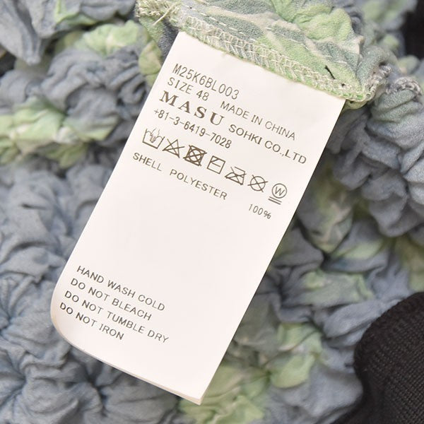 MASU×VERDY 2025SS M．B．C． SPIKY JACKET BLACK ポップコーンジャケット M25K6BL003 古着・中古-7枚目のアイテム画像