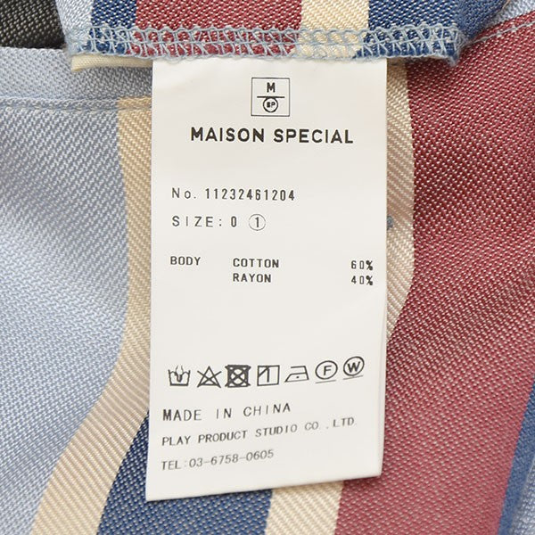 MAISON SPECIAL 2023AW Italian Deadstock Fabric One-Tuck Wide Pants タックワイドパンツ 11232461204 古着・中古-10枚目のアイテム画像