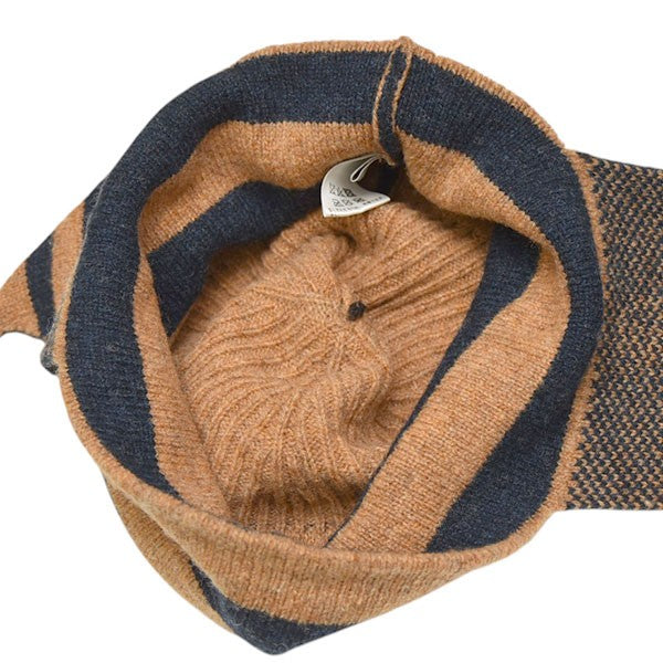 Vivienne Westwood ボーダーニットキャップ 耳当てニット帽 Vivienne Westwood(ヴィヴィアンウエストウッド) 耳当てボーダー