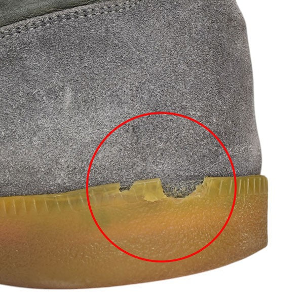 Maison Margiela レザー スニーカー　カーキ　42 Maison Margiela(メゾンマルジェラ) 本人期 Velcro Hi-Top