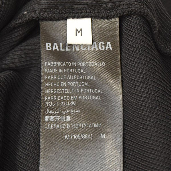 バレンシアガ BALENCIAGA 2024AW　Distressed Lingerie Top　ダメージ加工サーマルロングスリーブTシャツ　7917 BALENCIAGA(バレンシアガ) 2024AW Distressed Lingerie Top