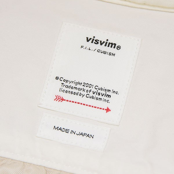 Visvim FIL ホワイトコットンエコバッグ 5枚セット Visvim FIL ホワイトコットンエコバッグ 5枚セット（コットン
