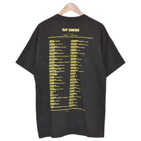 RAF SIMONS(ラフシモンズ) 2019SS ツアープリントTシャツ 191