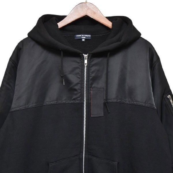 2021AW　MA-1ドッキングジップアップパーカー　HH-T006