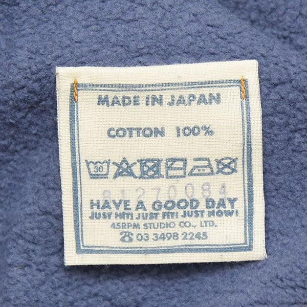 45R 2025SS 裏毛の908オーシャンフーディ 後付けプリントパーカー 81270084 古着・中古-8枚目のアイテム画像