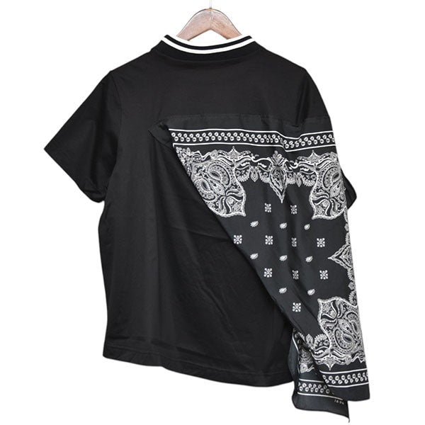 sacai(サカイ) バンダナドッキングTシャツ 19-04271 19-04271