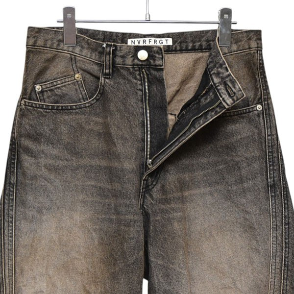 NVRFRGT 2024AW 3D TWISTED WIDE LEG JEANS ツイストワイドデニムパンツ NF242P04D 古着・中古-3枚目のアイテム画像