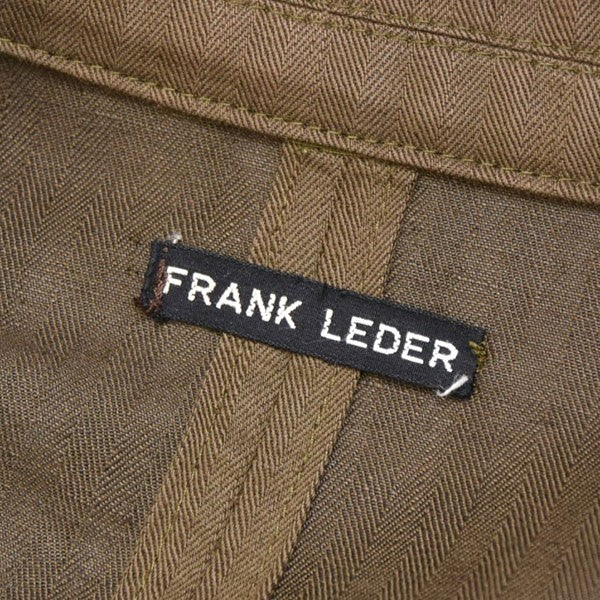 FRANK LEDER リネン100％ 2Bテーラードジャケット ドイツ製 FRANK LEDER/Fabric Washed Linen Sleeveless Blazer – 3CMA