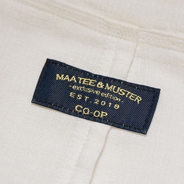 maatee&sons musterwerk 別注 リネン パンツ スラックス maatee&sons musterwerk 別注 リネン パンツ スラックス