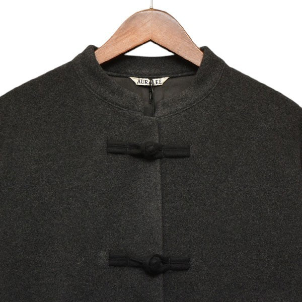 AURALEE×スタイリスト私物 2020AW CASHMERE WOOL MOSSER CHINA BLOUSON カシミヤ混ぜウールチャイナジャケット A20AB02SS 古着・中古-3枚目のアイテム画像