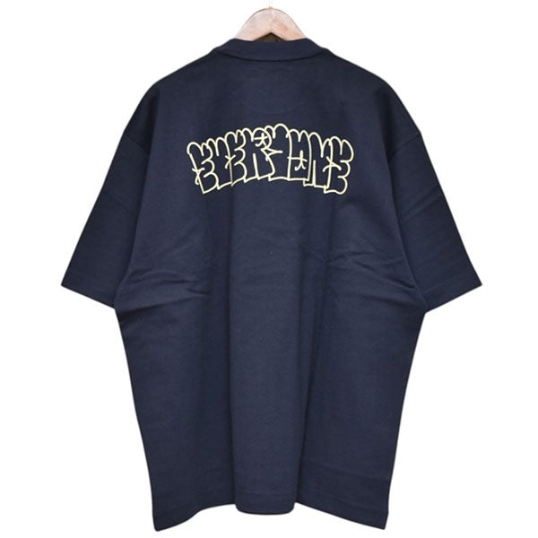 【超美品】EVISU ☆ Tシャツ 　ロゴプリント　36　✨土日セール中です✨ スプレーダイドマルチロゴプリントルーズフィットTシャツ – EVISU
