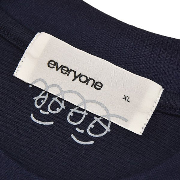 最安値ネイビーと黒セット販売！everyone j.30000 logo tee