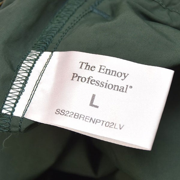The Ennoy Professional ショートパンツ L グリーン ENNOY(エンノイ) 21SSNylon Short Pant ナイロンショートパンツ