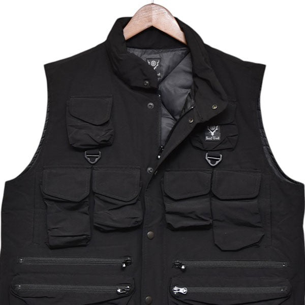 south2 west8 Multi Pocket Zipped Down Vest ダウンベスト NS709 古着・中古-3枚目のアイテム画像