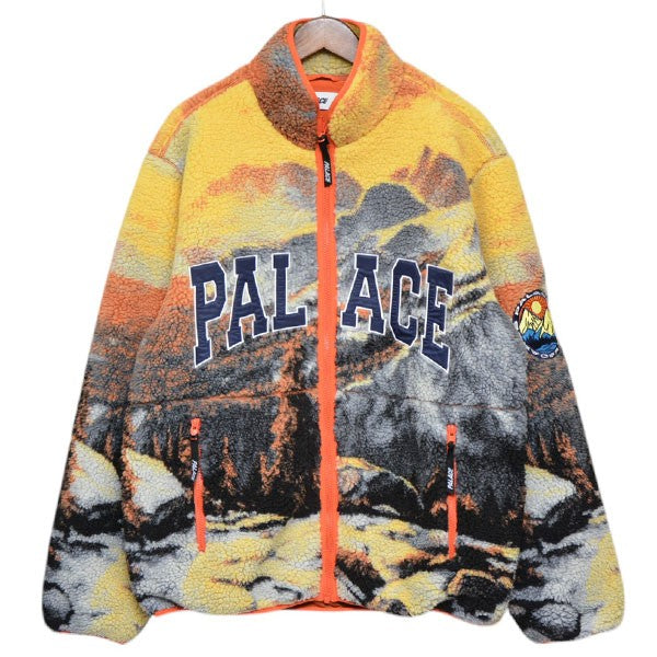 PALACE 2024AW APPALACHIAN FUNNEL FLEECE PALASKA ボアフリースジャケット ブルゾン 150137 古着・中古-1枚目のアイテム画像