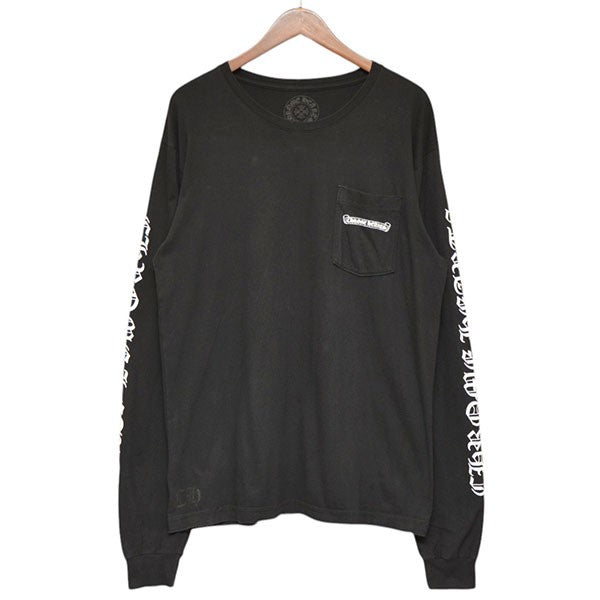 CHROME HEARTS スクロールラベルロングスリーブTシャツ 古着・中古-1枚目のアイテム画像