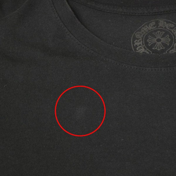 クロムハーツ　ロンT スクロールラベル クロムハーツロングTシャツスクロールラベルブラック|クロム