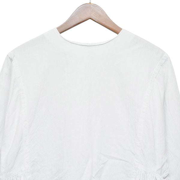 アーツアンドサイエンス　インディゴ染め　リネン混ワンピース　ギャザー URBAN RESEARCH Sonny Label（アーバンリサーチサニーレーベル