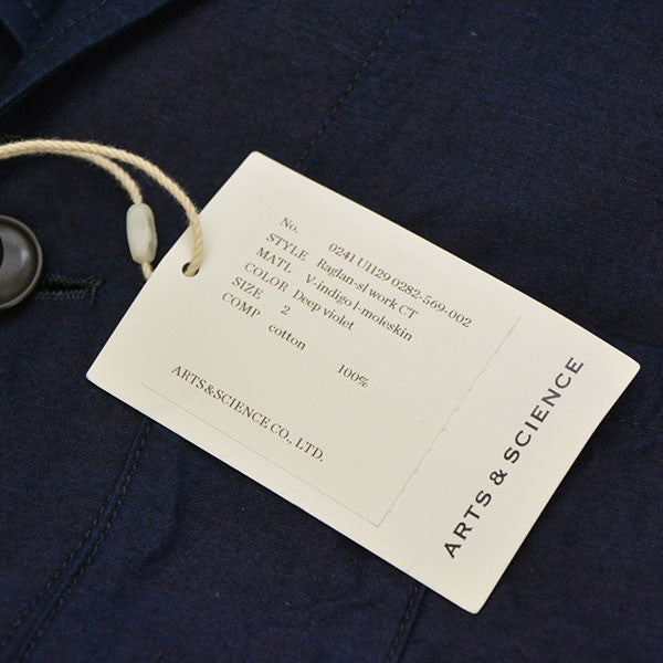 2024SS　RAGLAN SLEEVE WORK COAT　ラグランスリーブワークコート　0241 U1129 0282