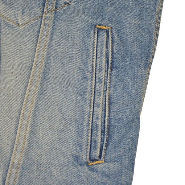 MASU 2025SS MASU BOYS EMBLEM DENIM JACKET デニムジャケット Gジャン ジージャン B25K6BL001 古着・中古-4枚目のアイテム画像