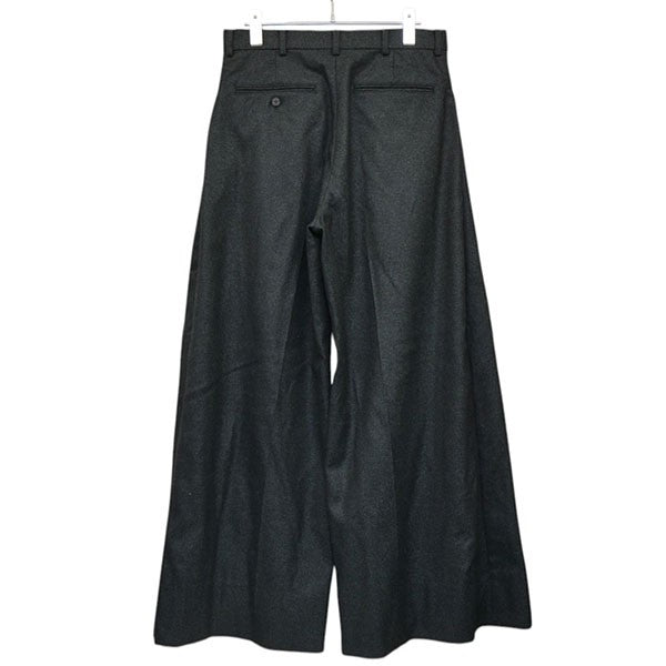 JOHN LAWRENCE SULLIVAN 2020AW side pleats wide pants ワイドウールパンツ 2B005-0120-11 古着・中古-2枚目のアイテム画像