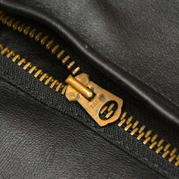 VANSON(バンソン) 1980-1990年代 Vintage TALONジップ レザーパンツ