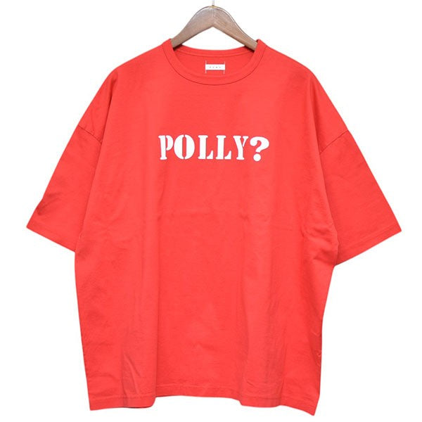 2025SS　SILKETE COTTON BIG TEE POLLY　プリントTシャツ　NMCU-040