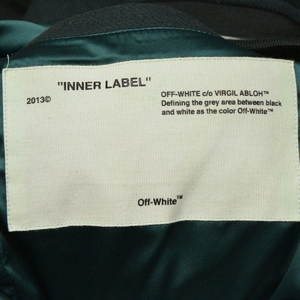 OFFWHITE Virsity Stadium Jacket ウールスタジャン ジャケット ブルゾン OWEA034E17645034 古着・中古-8枚目のアイテム画像