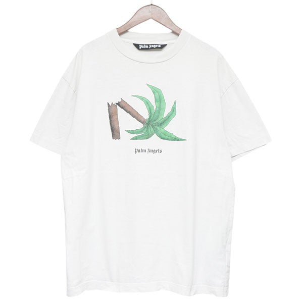 Palm Angels 2023SS BROKEN PALM CLASSIC TEE プリントTシャツ PMAA001C99JER013 古着・中古-1枚目のアイテム画像