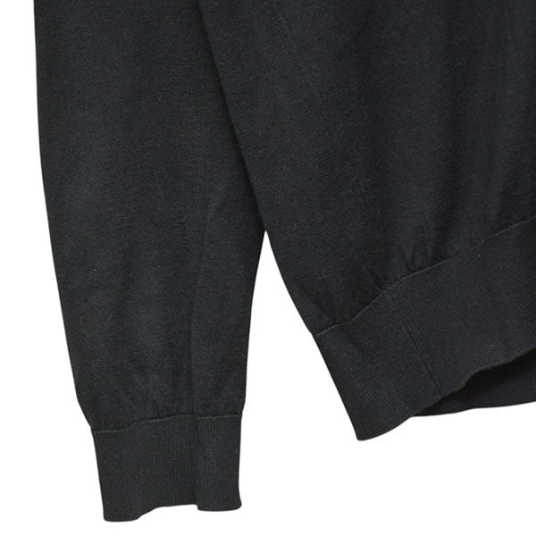 JOHN SMEDLEY カーディガン ウール ブラック Lサイズ JOHN SMEDLEY(ジョンスメドレー) ウールカーディガン ブラック