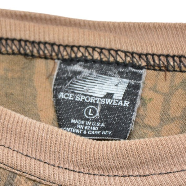 ACE SPORT リアルツリーカモフラTシャツ 古着・中古-4枚目のアイテム画像