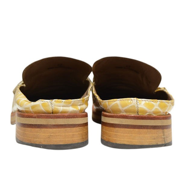 ARCHES  EMBOSSED MULE　クロコ型押しローファー　ブーツ　ミュール　FMROWACH1005A8