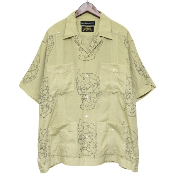 WACKO MARIA×56 TATOO STUDIO 2024SS CUBA SHIRT S／S 半袖キューバシャツ 古着・中古-1枚目のアイテム画像