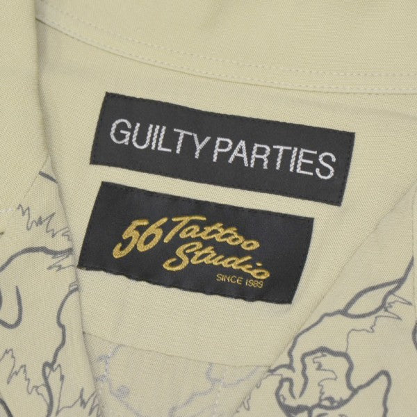 WACKO MARIA×56 TATOO STUDIO 2024SS CUBA SHIRT S／S 半袖キューバシャツ 古着・中古-6枚目のアイテム画像