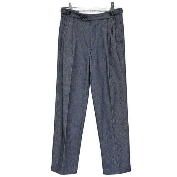 KYOU Dobby Denim Action Trousers スラックスパンツ KU5SSMPNT02 古着・中古-1枚目のアイテム画像