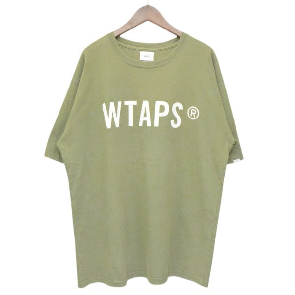 WTAPS 2021AW LOGO PRINT TEE ロゴプリントＴシャツ 212PCDT-ST02S 古着・中古-1枚目のアイテム画像