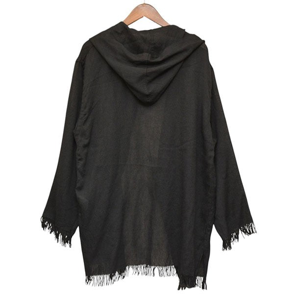 COMOLI×Norlha STOLE JACKET HOODY ストールフーデットジャケット 古着・中古-2枚目のアイテム画像
