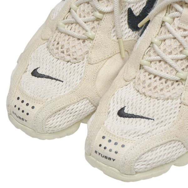 Nike stussy 白　CQ5486-200 ベージュ メッシュ スニーカー Stussy X Air Zoom Spiridon Caged 2 'Fossil' - Nike - CQ5486