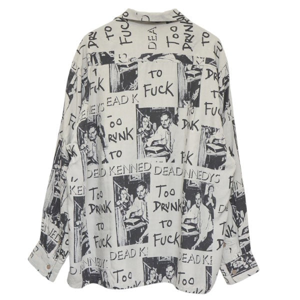 WACKO MARIA 2023AW DEAD KENNEDYS HAWAIIAN SHIRT LS (TYPE-2) ケネディハワイアンシャツ アロハシャツ 古着・中古-2枚目のアイテム画像