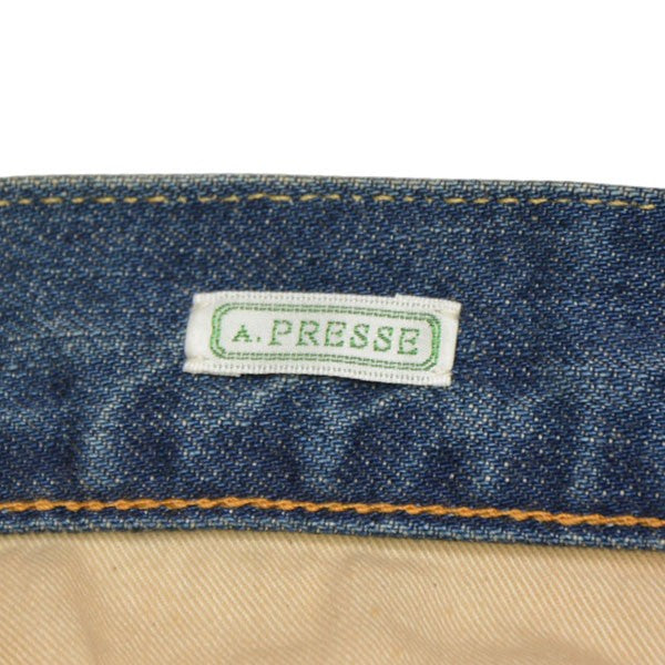 A．PRESSE(アプレッセ) 2025AW Washed Denim Wide Pants ワイドデニム