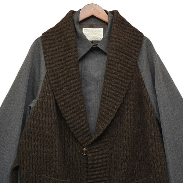 KOLOR(カラー) 2020AW WE サージ ドッキングロングコート 20WCM-C04104